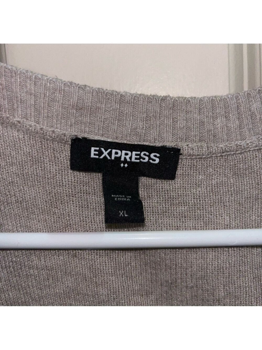 Express Tan Knit Sweater - Picture 2 of 3